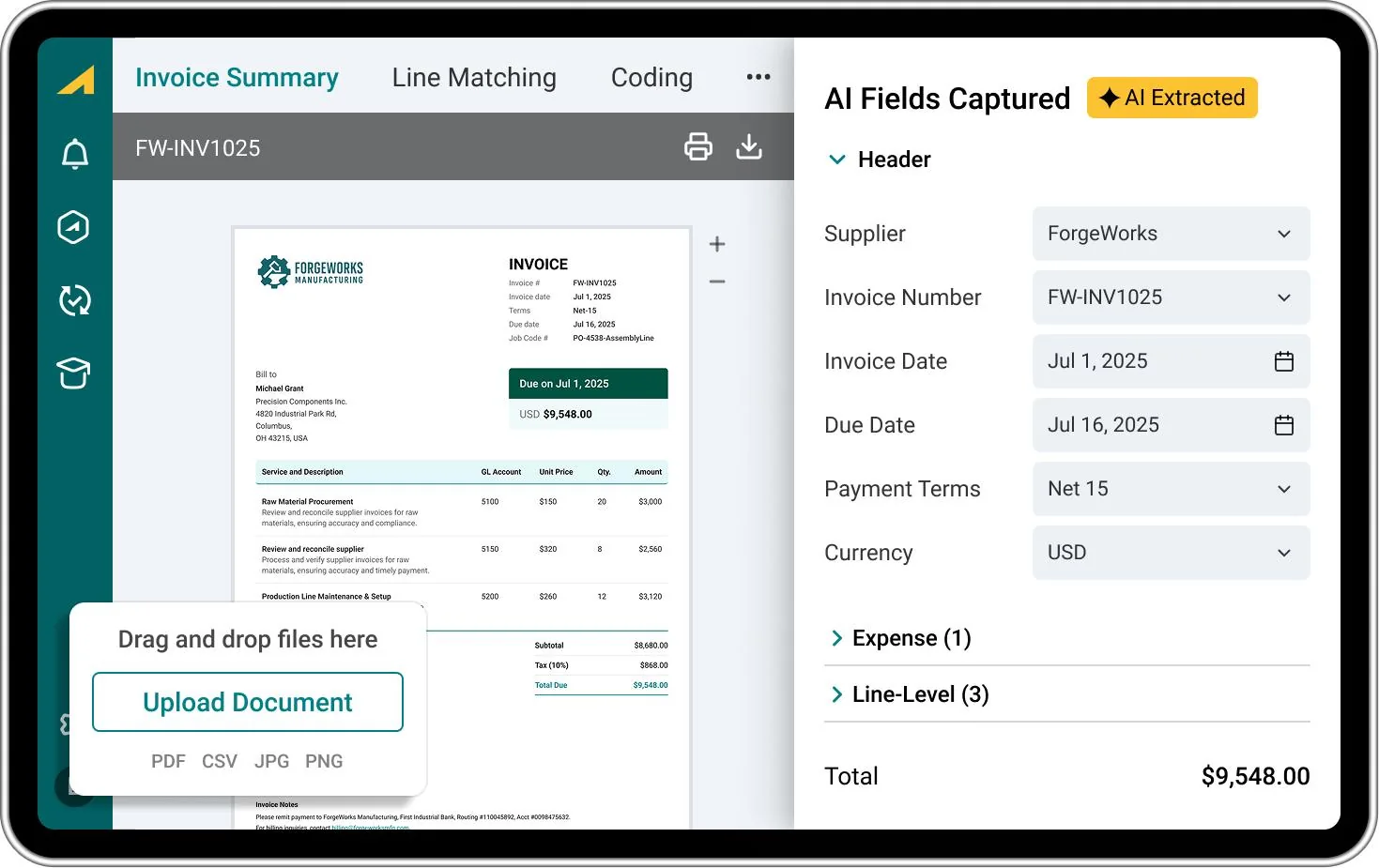 Invoice Capture Solution